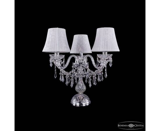 Настольная лампа Bohemia Ivele Crystal 1403L/3/141-39 Ni SH41-160