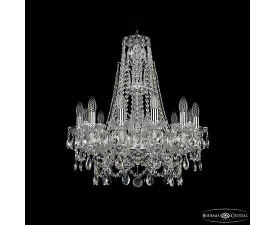 Подвесная люстра Bohemia Ivele Crystal 1411/12/195/XL-65 Ni