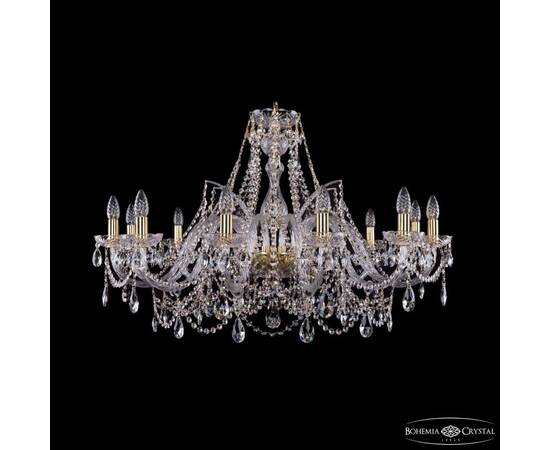 Подвесная люстра Bohemia Ivele Crystal 1411/12/360 G