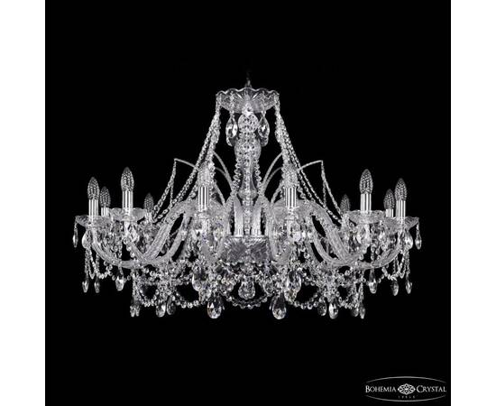 Подвесная люстра Bohemia Ivele Crystal 1411/12/360 Ni
