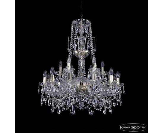 Подвесная люстра Bohemia Ivele Crystal 1411/12+6/240/XL-83 G