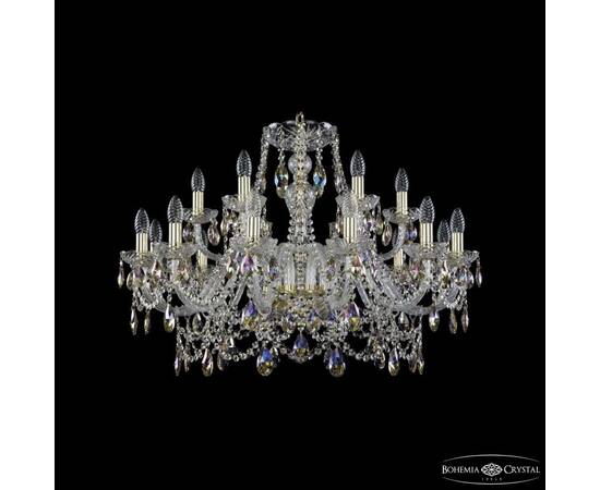 Подвесная люстра Bohemia Ivele Crystal 1411/12+6/300 G K801