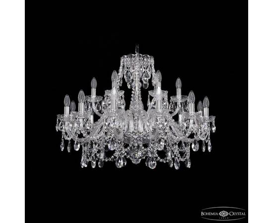 Подвесная люстра Bohemia Ivele Crystal 1411/12+6/300 Ni
