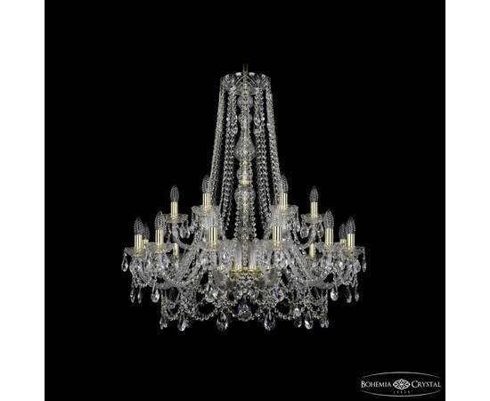 Подвесная люстра Bohemia Ivele Crystal 1411/12+6/300/h-94 G