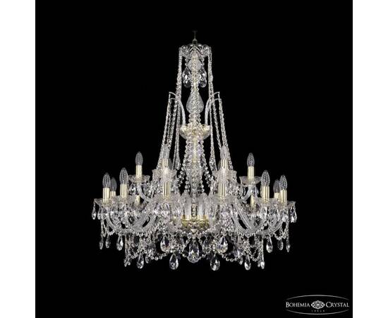 Подвесная люстра Bohemia Ivele Crystal 1411/12+6/300/XL-96 G