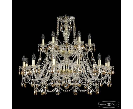 Подвесная люстра Bohemia Ivele Crystal 1411/12+6/360/2d G K721