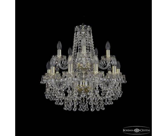 Подвесная люстра Bohemia Ivele Crystal 1409/10+5/195/2d G