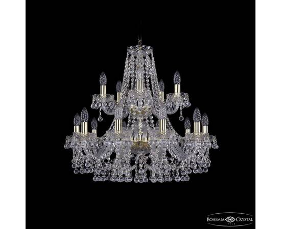 Подвесная люстра Bohemia Ivele Crystal 1409/10+5/240/2d G