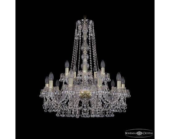 Подвесная люстра Bohemia Ivele Crystal 1409/10+5/240/h-77 G
