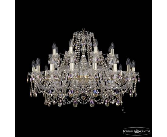 Подвесная люстра Bohemia Ivele Crystal 1411/16+8/360 G R801