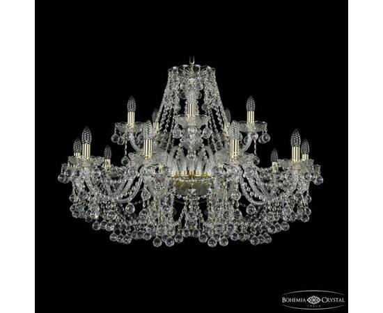 Подвесная люстра Bohemia Ivele Crystal 1409/10+5/360 G