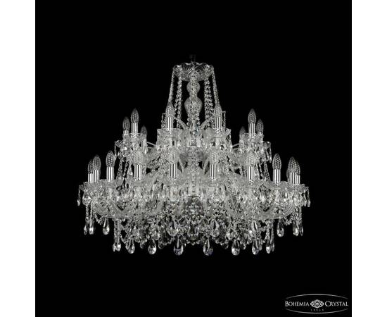 Подвесная люстра Bohemia Ivele Crystal 1411/20+10/360/2d Ni