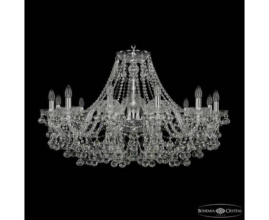 Подвесная люстра Bohemia Ivele Crystal 1409/12/360 Ni