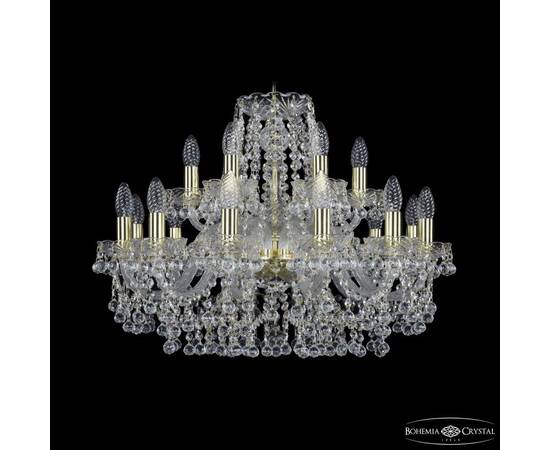 Подвесная люстра Bohemia Ivele Crystal 1409/12+6/240 G