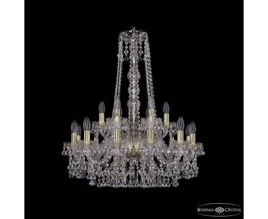 Подвесная люстра Bohemia Ivele Crystal 1409/12+6/240/h-77 G
