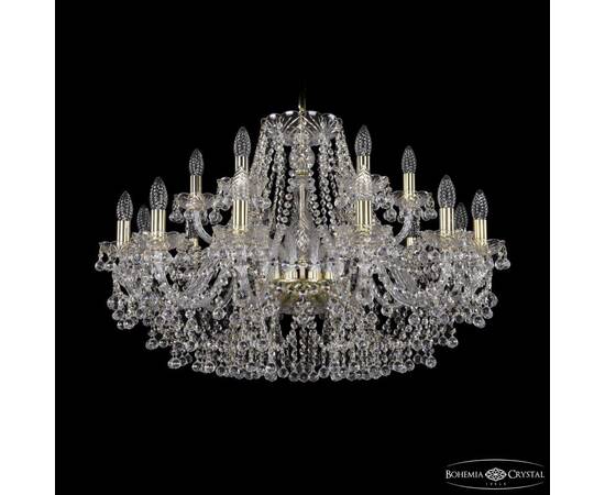 Подвесная люстра Bohemia Ivele Crystal 1409/12+6/300 G