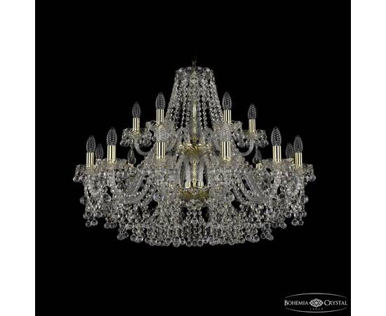 Подвесная люстра Bohemia Ivele Crystal 1409/12+6/300/2d G