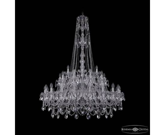 Подвесная люстра Bohemia Ivele Crystal 1411/20+10+5/400/XL-155/2d Ni