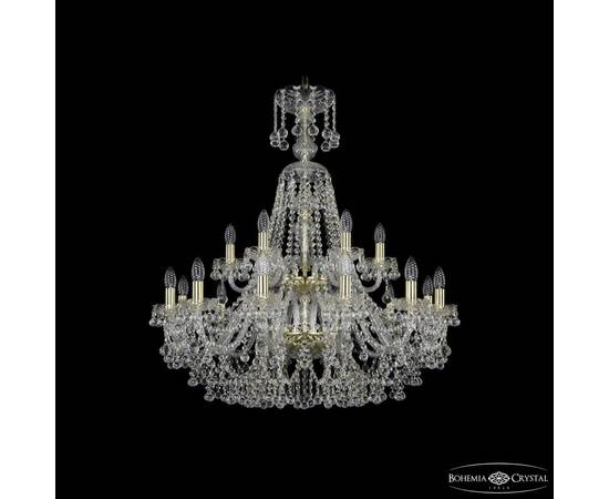 Подвесная люстра Bohemia Ivele Crystal 1409/12+6/300/XL-94/2d G