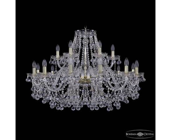 Подвесная люстра Bohemia Ivele Crystal 1409/12+6/360 G