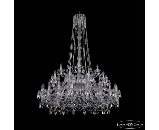 Подвесная люстра Bohemia Ivele Crystal 1411/20+10+5/460/h-175/2d Ni