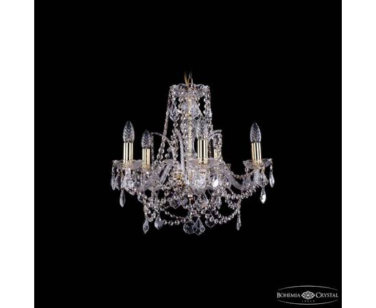 Подвесная люстра Bohemia Ivele Crystal 1411/5/160 G Leafs