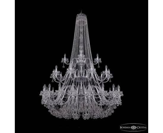 Подвесная люстра Bohemia Ivele Crystal 1409/20+10+5/530/h-203/3d Ni