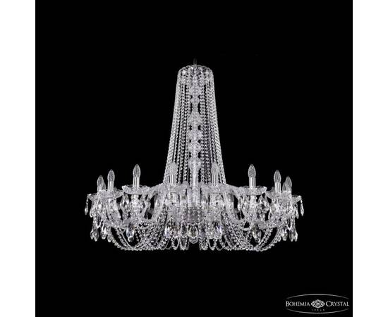 Подвесная люстра Bohemia Ivele Crystal 1402/18/400/h-105 Ni