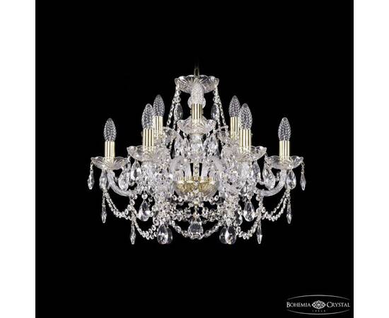 Подвесная люстра Bohemia Ivele Crystal 1411/6+3/195 G