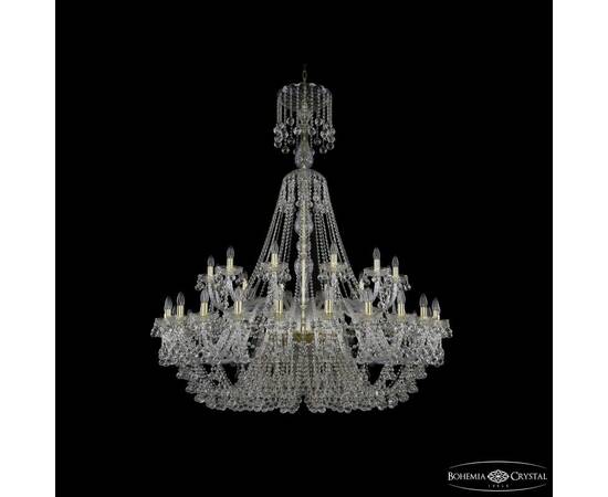 Подвесная люстра Bohemia Ivele Crystal 1409/24+12/530/XL-170 G