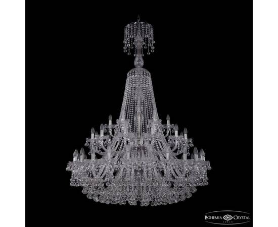 Подвесная люстра Bohemia Ivele Crystal 1409/24+12+6/460/XL-175/2d Ni