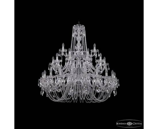Подвесная люстра Bohemia Ivele Crystal 1402/20+10+5/400/3d Ni