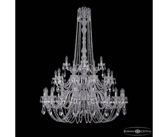 Подвесная люстра Bohemia Ivele Crystal 1402/20+10+5/400/h-158/3d Ni