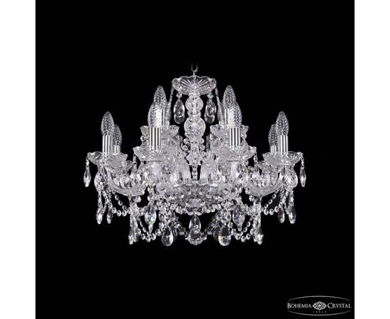 Подвесная люстра Bohemia Ivele Crystal 1411/8+4/195 Ni