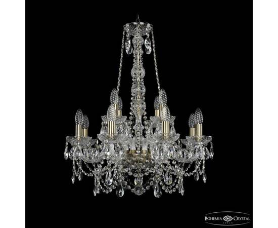 Подвесная люстра Bohemia Ivele Crystal 1411/8+4/195/h-70 Pa