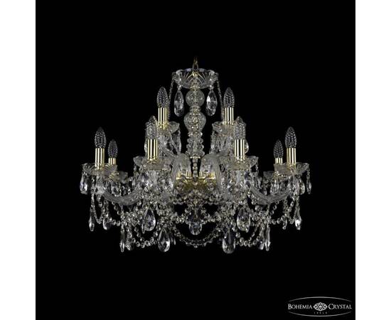Подвесная люстра Bohemia Ivele Crystal 1411/8+4/240 G