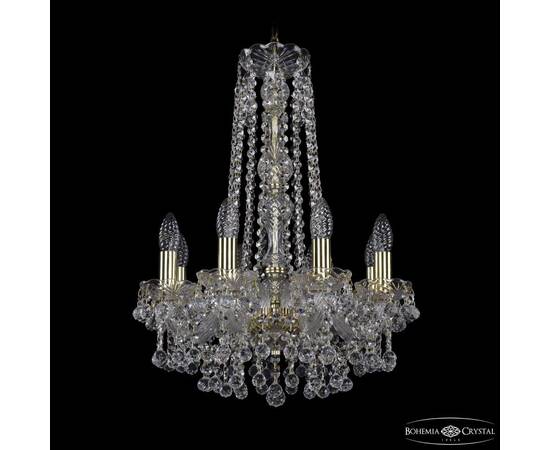Подвесная люстра Bohemia Ivele Crystal 1409/8/141/h-59 G