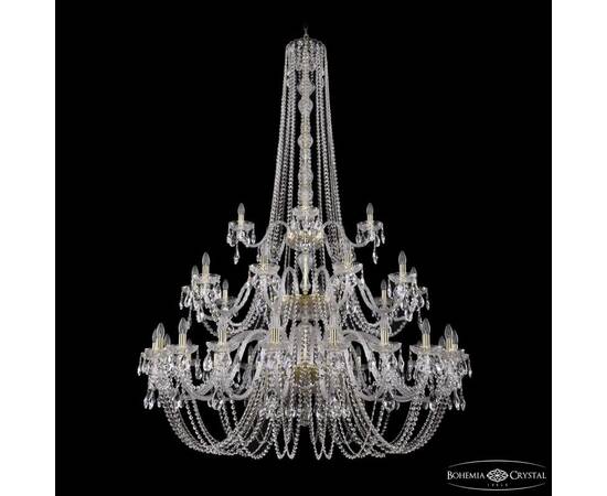 Подвесная люстра Bohemia Ivele Crystal 1402/20+10+5/530/h-206/3d G