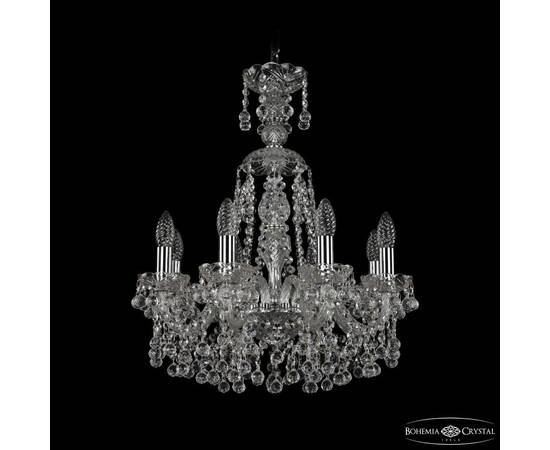 Подвесная люстра Bohemia Ivele Crystal 1409/8/160/XL-60 Ni