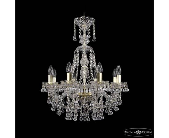 Подвесная люстра Bohemia Ivele Crystal 1409/8/195/XL-68 G