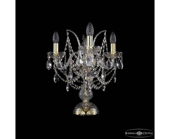 Настольная лампа Bohemia Ivele Crystal 1411L/3/141-39 G