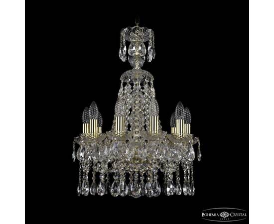 Подвесная люстра Bohemia Ivele Crystal 1413/10/141/XL-60 G