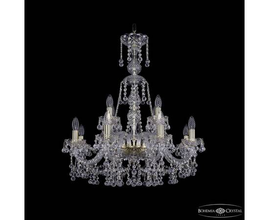 Подвесная люстра Bohemia Ivele Crystal 1409/8+4/240/XL-76 G