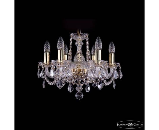 Подвесная люстра Bohemia Ivele Crystal 1402/6/141 G Leafs