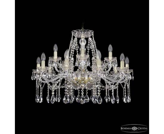 Подвесная люстра Bohemia Ivele Crystal 1413/10+5/300 G
