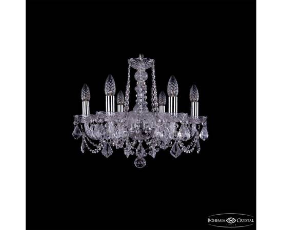 Подвесная люстра Bohemia Ivele Crystal 1402/6/160 Ni Leafs