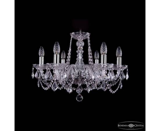 Подвесная люстра Bohemia Ivele Crystal 1402/6/195 Ni Leafs
