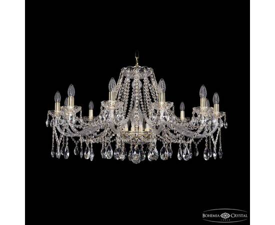 Подвесная люстра Bohemia Ivele Crystal 1413/12/360 G