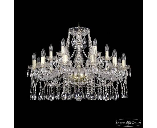 Подвесная люстра Bohemia Ivele Crystal 1413/12+6/300 G