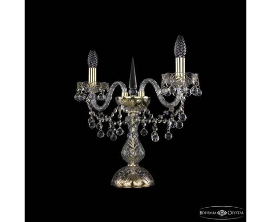 Настольная лампа Bohemia Ivele Crystal 1409L/2/141-39 G